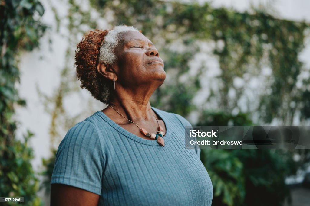 Person in quiet reflection